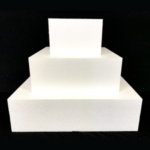 Square Cake Dummy Set of 3 Dummies from 6" to 14" by Shape Innovation, Inc.