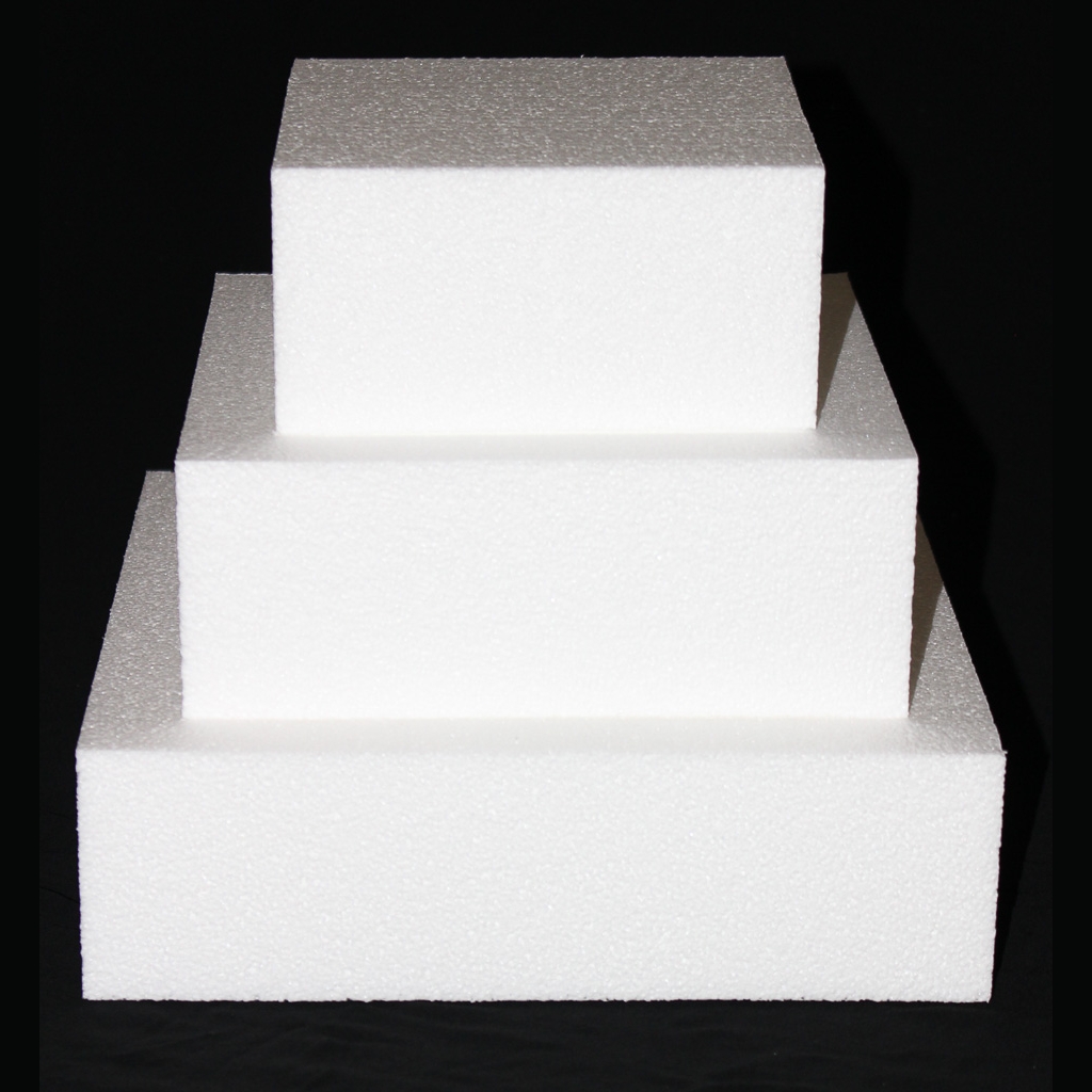 Square Styrofoam Cake Dummy Various Sizes – Oasis Supply Company