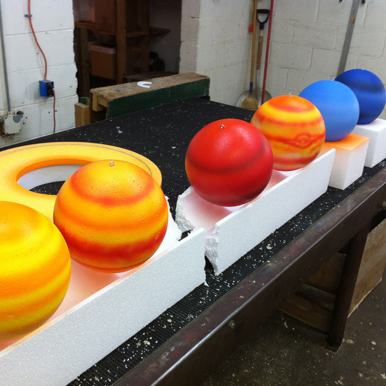 solar system foam balls