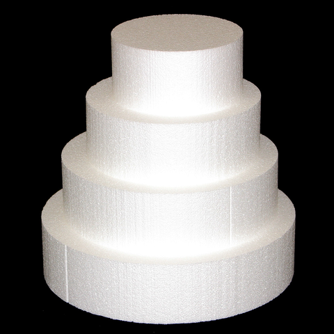 Cake Dummy - Round Bevel - 11.5 Base Tapering to 8 Top. Height